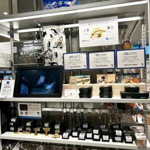 海の生き物たち販売ブースの様子